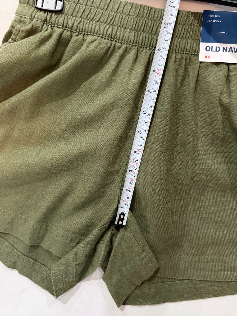 Old Navy High-Waisted Linen
Blend Pull-On Shorts Olive
Green XSmall - Picture 8 of 9